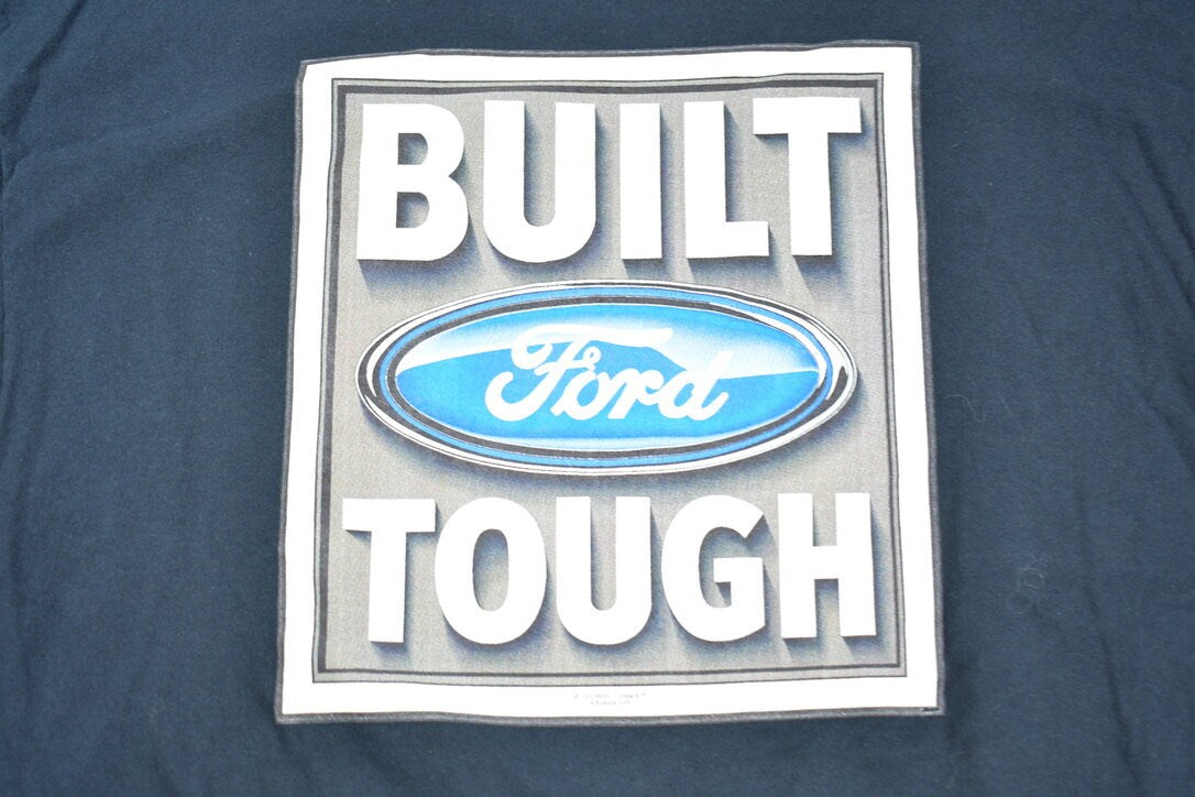 Vintage 1990s Ford Built Graphic T-Shirt