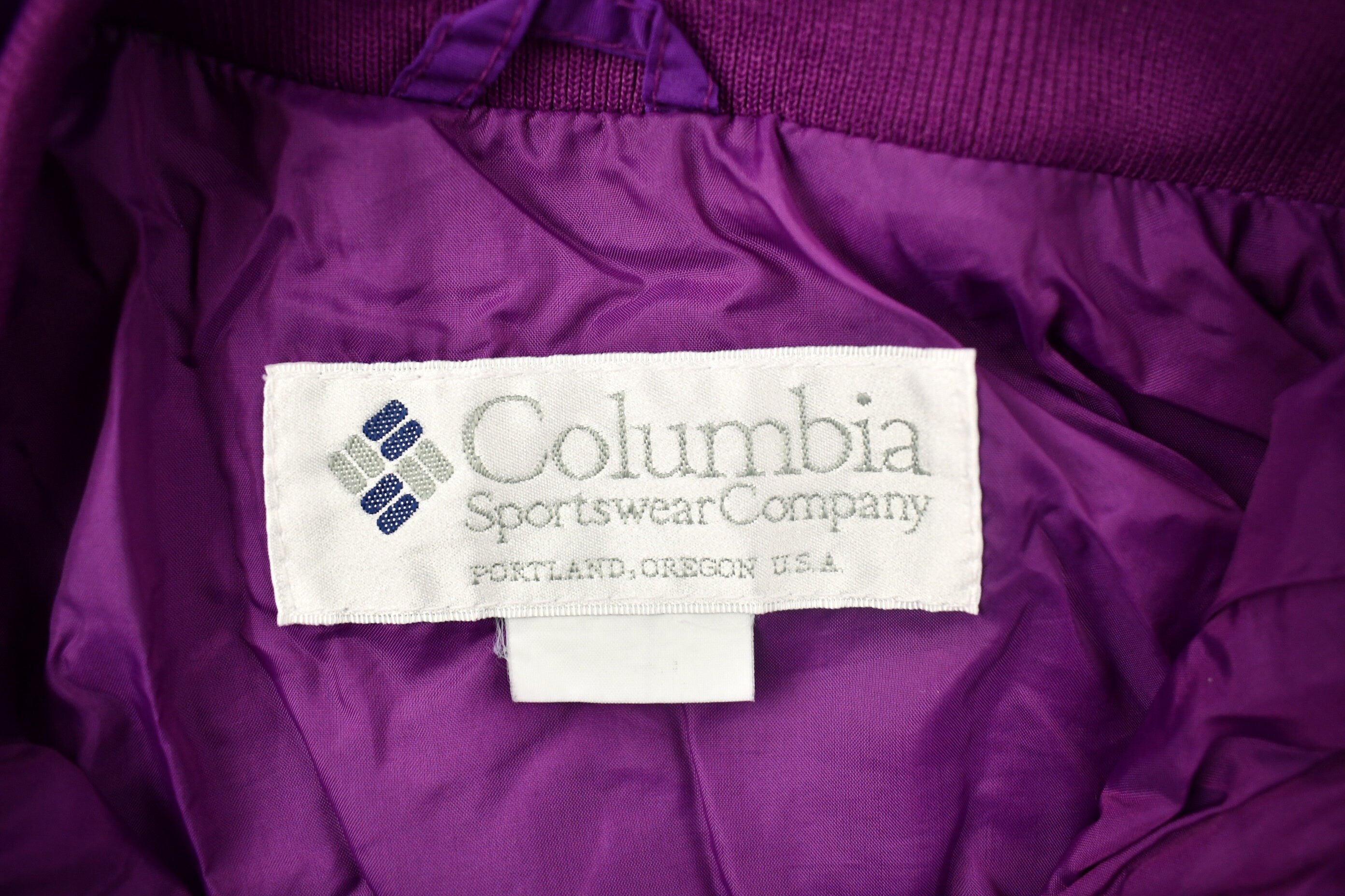 Vintage 1990s Columbia Sportswear Full Zip Windbreaker Jacket