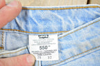 Vintage 1990s Levi Strauss Red Tab 550 Denim Jeans Size 29 x 32 Made In Canada