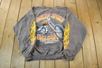 Vintage 2000 Sturgis Motorcycle Rally Biker Graphic Crewneck Sweatshirt