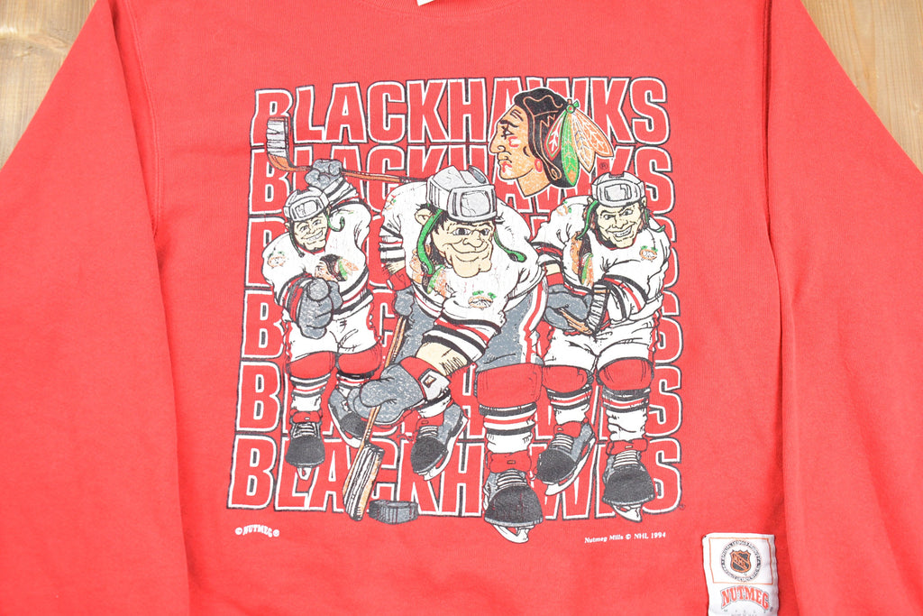 Vintage 1994s Chicago Blackhawks NHL Crewneck Sweatshirt