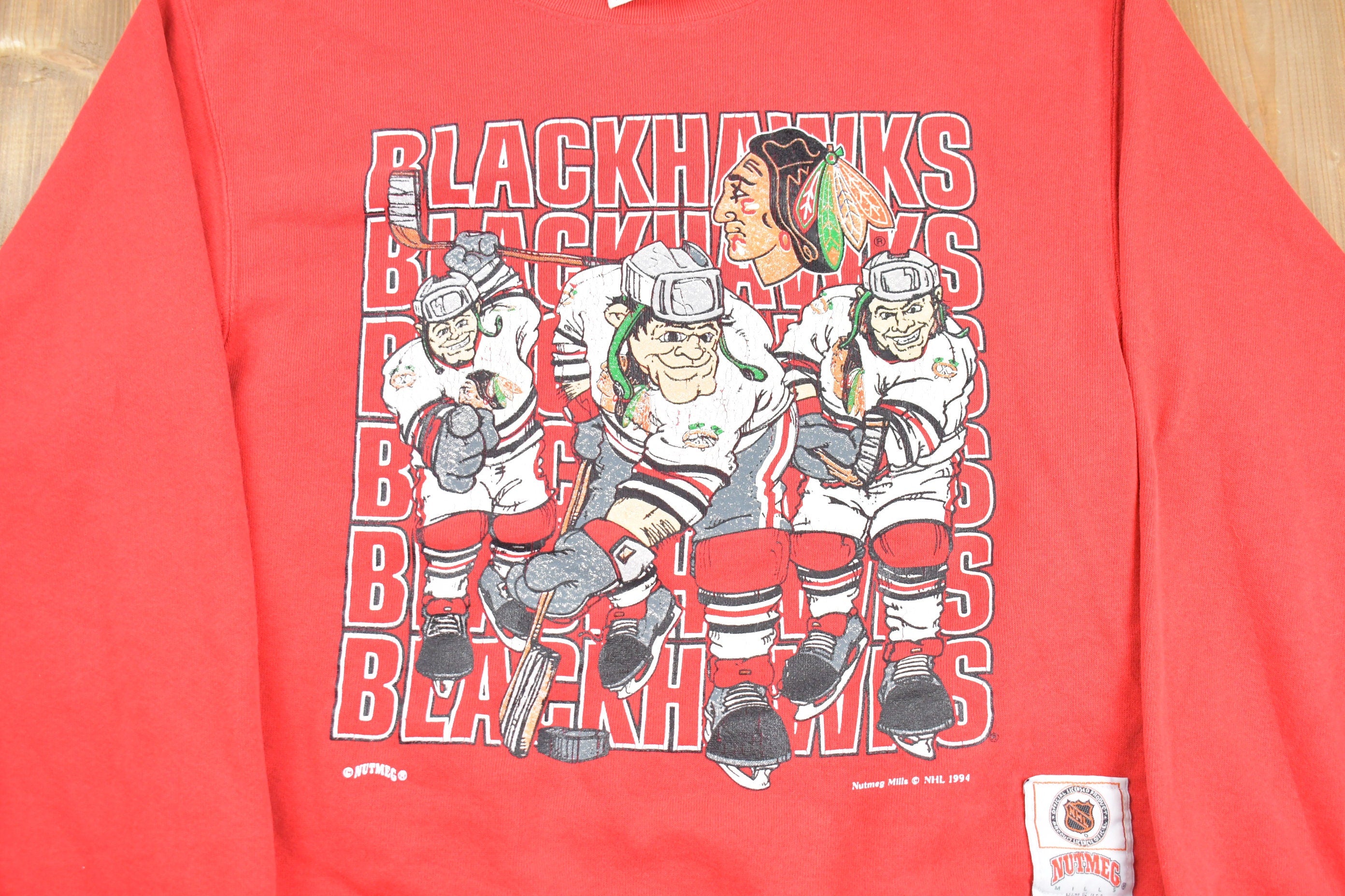 Vintage 1994s Chicago Blackhawks NHL Crewneck Sweatshirt