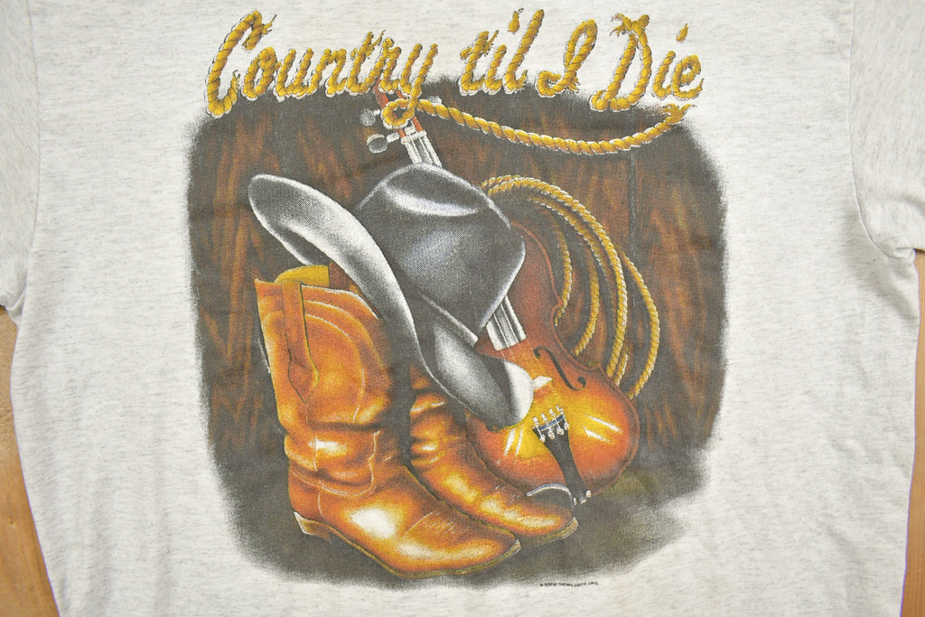 Vintage American Cowboy Western Souvenir T Shirt
