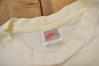 Vintage 1990s David Robinson Nike Basketball Graphic Grey Tag T-Shirt