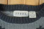 Vintage 1990s Jtodd Knit Crewneck Sweater