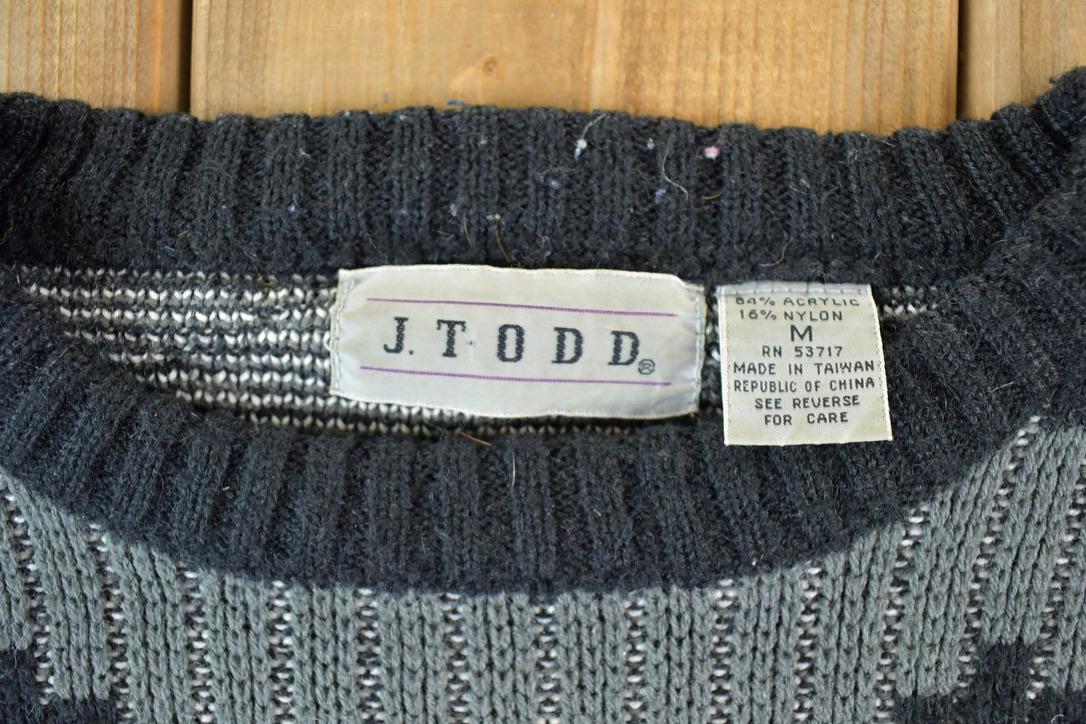 Vintage 1990s Jtodd Knit Crewneck Sweater