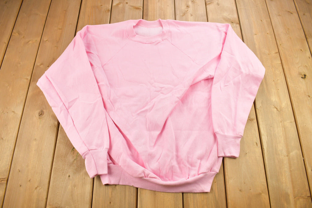 Vintage 1980s Cute Horse Theme Raglan Crewneck Sweater