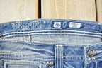 Vintage Y2K Miss Me Bedazzled Low Rise Jeans Size 26x32