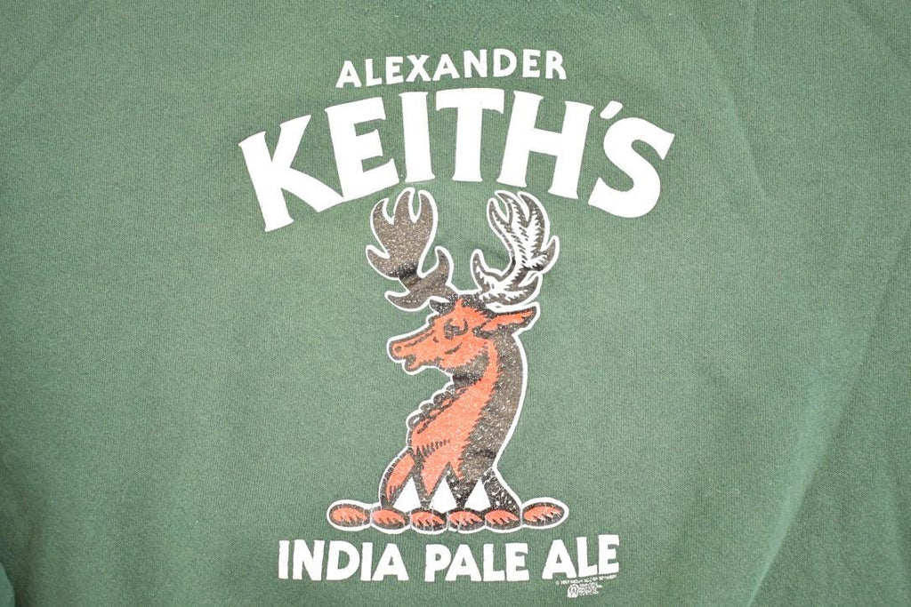 Vintage 1990s Alexander Keiths India Pale Ale Souvenir Crewneck Sweatshirt Mens L