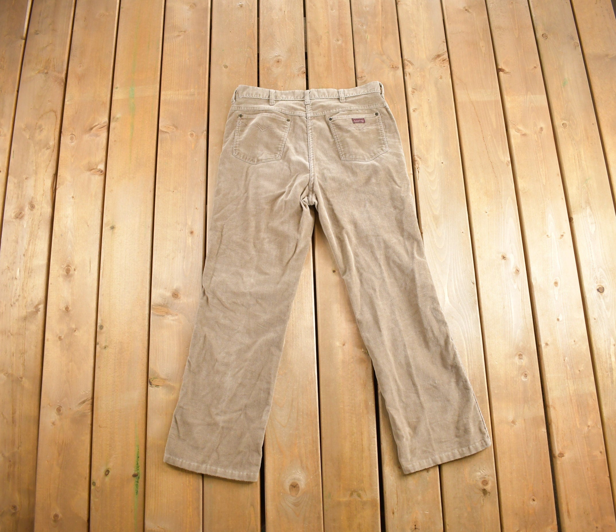 Vintage 1990s Sedgefield Beige Canvas Pants Size 36x34