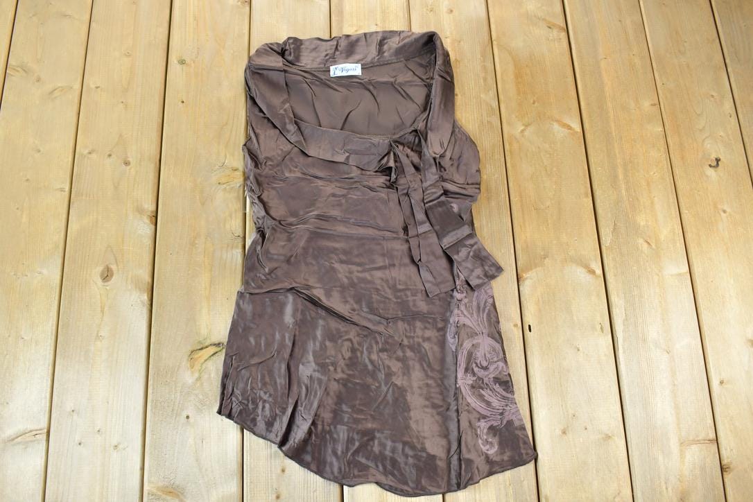 Women Vintage Vigos Y2K T-Shirt Vigoss Grunge Skull Print