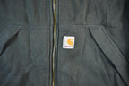 Vintage 2000s Carhartt Full Zip Thermal Lined Hoodie Sweatshirt Men's 2XL