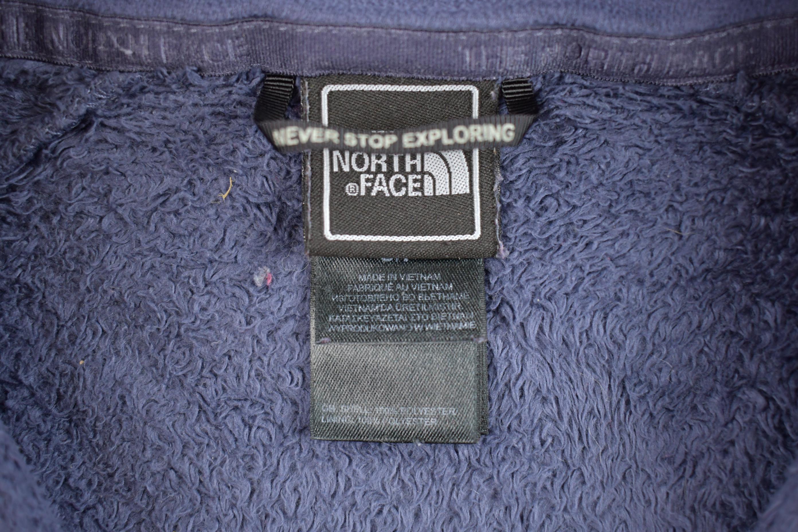Vintage 1990s The North Face Full Zip Fleece Sweater