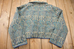 Vintage 1990s Cropped Flashback Blazer Style Sweater