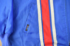 Vintage 1970s Crown Striped Windbreaker Jacket Size XXL Made In USA
