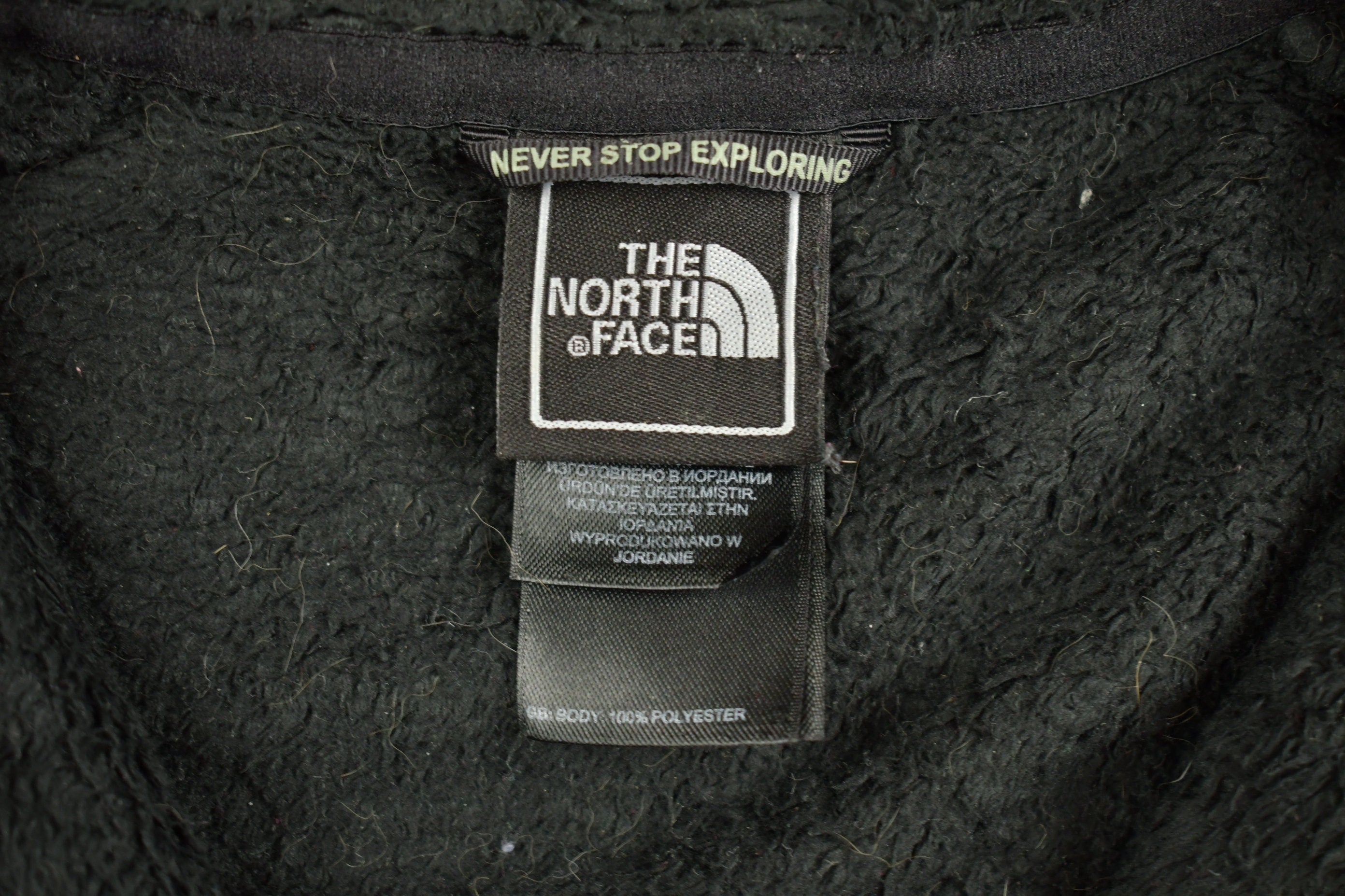 Vintage 1990s The North Face Black Women's Fleece Sweater