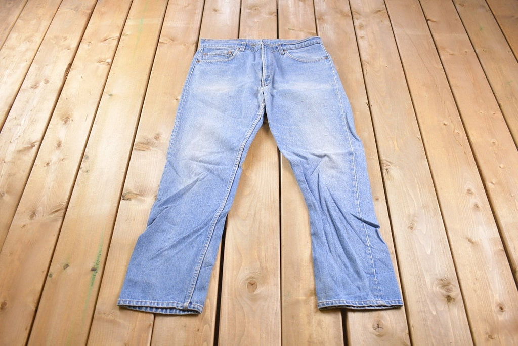 Vintage 1990s Levi 505 Red Tab Jeans Size 34 x 29