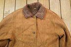 Vintage 1990s Authentic Shearling Collared Jacket