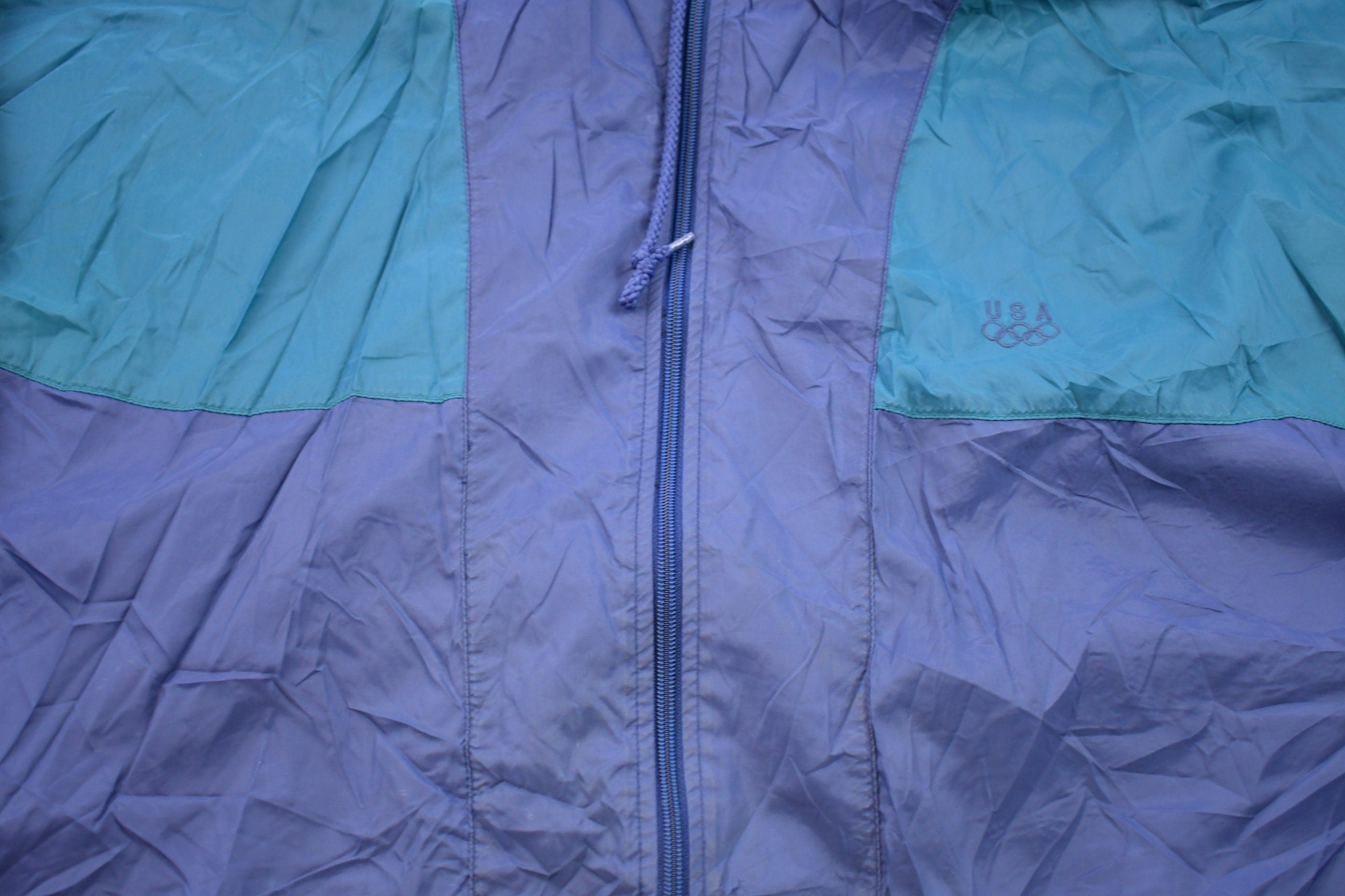 Vintage 1990s USA Olympic JC Penney Windbreaker Jacket