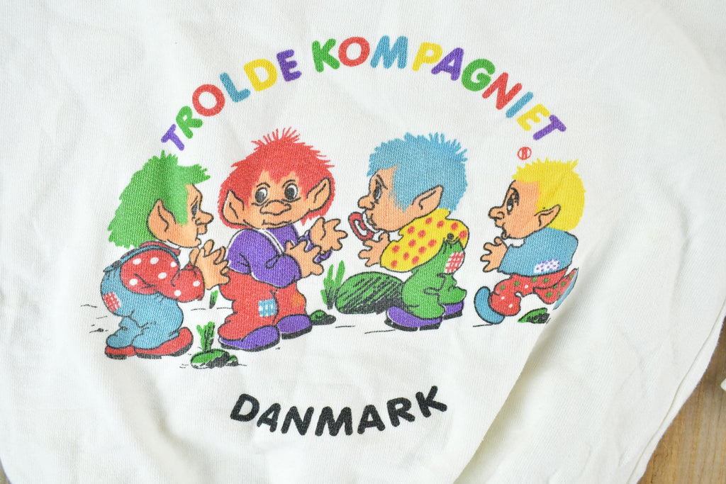 Vintage 1980s Danmark Trolls Single Stitch T-Shirt