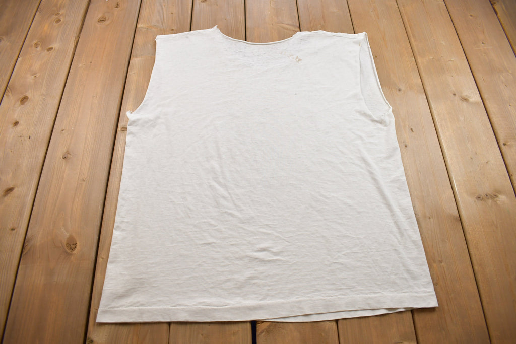 Vintage 1996 Chicago Bulls Champions Cut Off Sleeves Tank Top