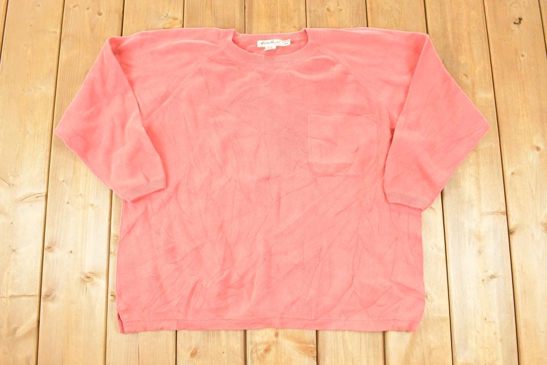 Vintage 1990s Eddie Bauer Crewneck Sweatshirt Women's XL / 90's Destination Outdoorsman Sweater