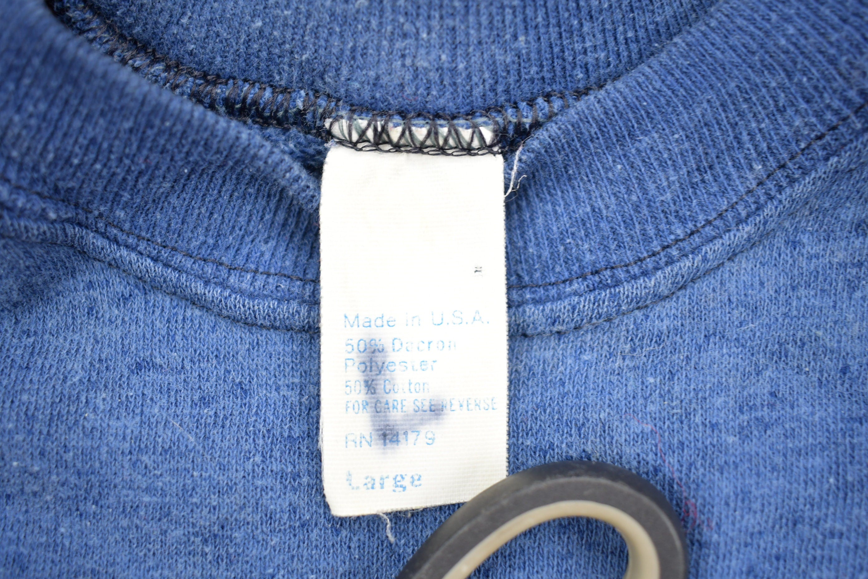 Vintage 1980s Blank Raglan Crewneck Sweatshirt