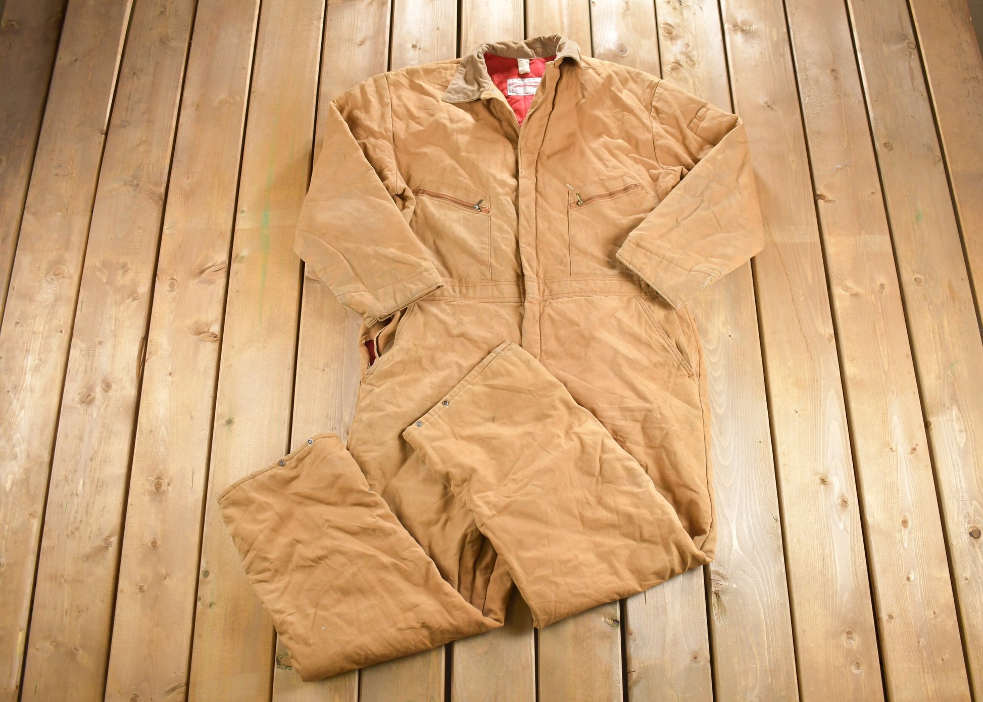 Vintage 1980s Buckhide Insulated Insulated Coveralls