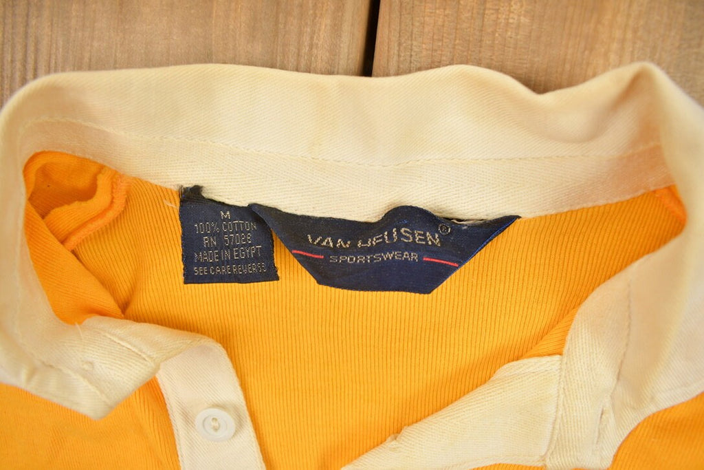 Vintage 1990s Van Helisen Striped Button Up Shirt