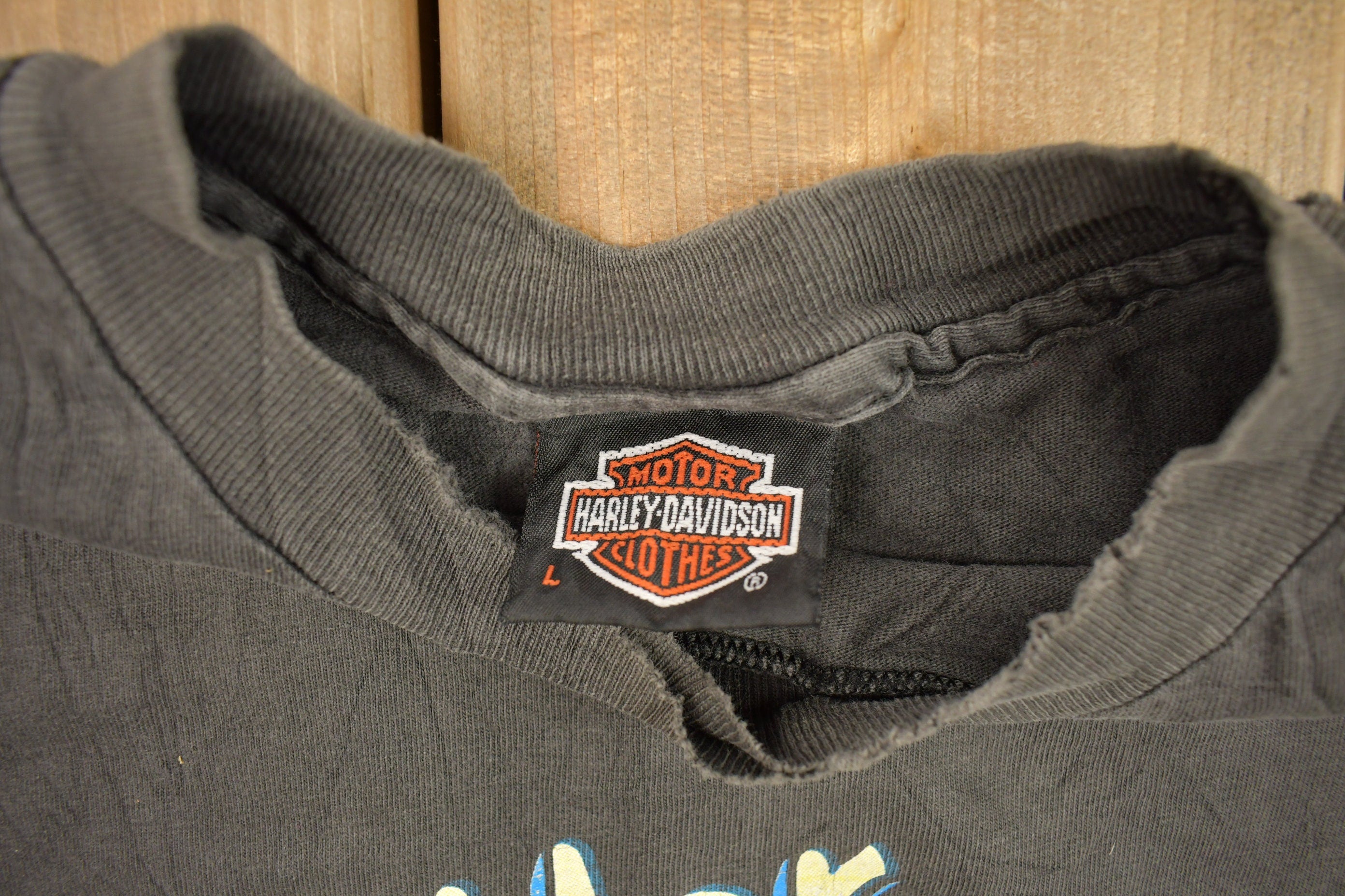 Vintage 1990s Killer at the Beach Harley Davidson T-Shirt
