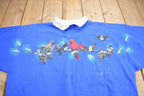 Vintage 1996 Cardinal Bird Winter Theme Graphic Cute Crewneck