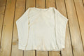 Vintage 1970s Northwest Territory Waffle Knit Long Sleeve Adult Medium
