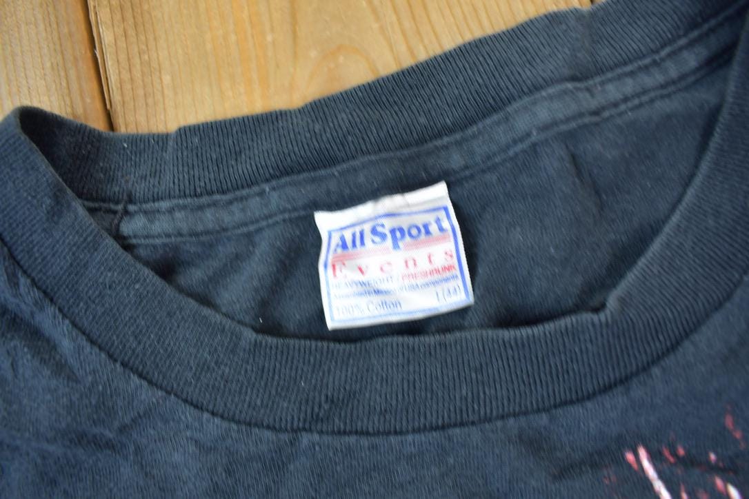 Vintage 1990s KISS Paul Stanley All Over Print Band T-Shirt