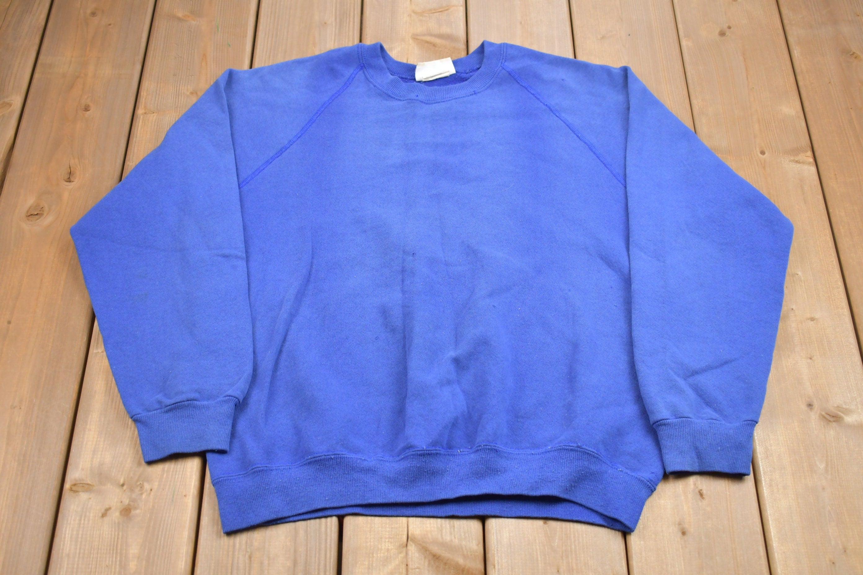 Vintage 1980s Riders Raglan Crewneck Sweatshirt