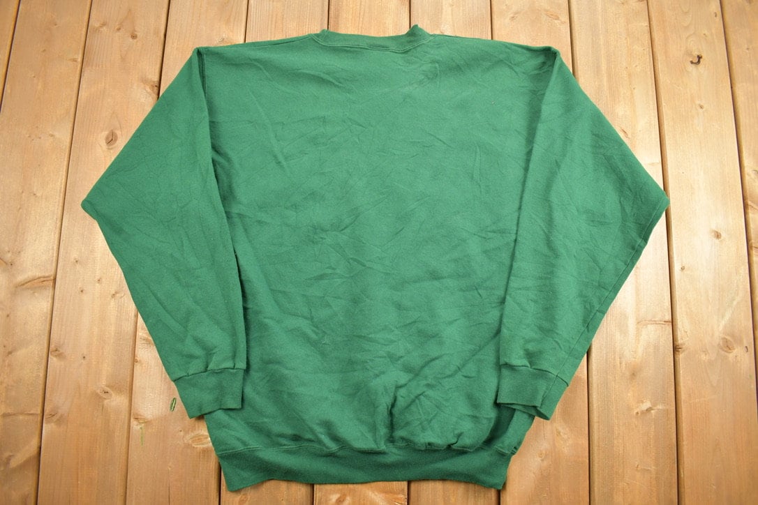 Vintage 1990s Green Deer Crewneck /