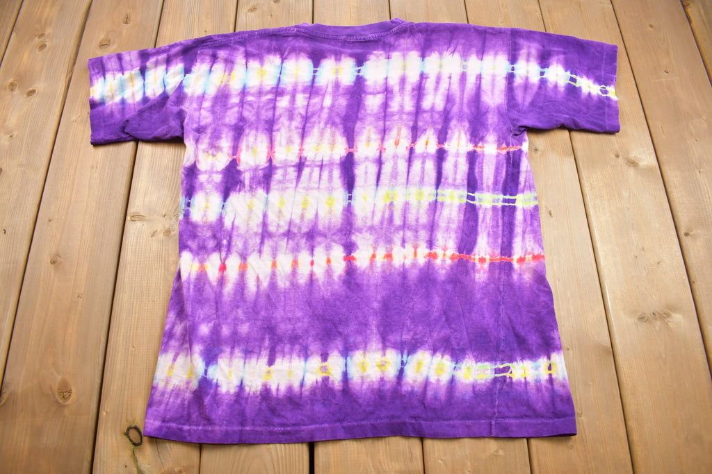 Vintage 1990s Bugle Boy Tie Dye Graphic T-Shirt