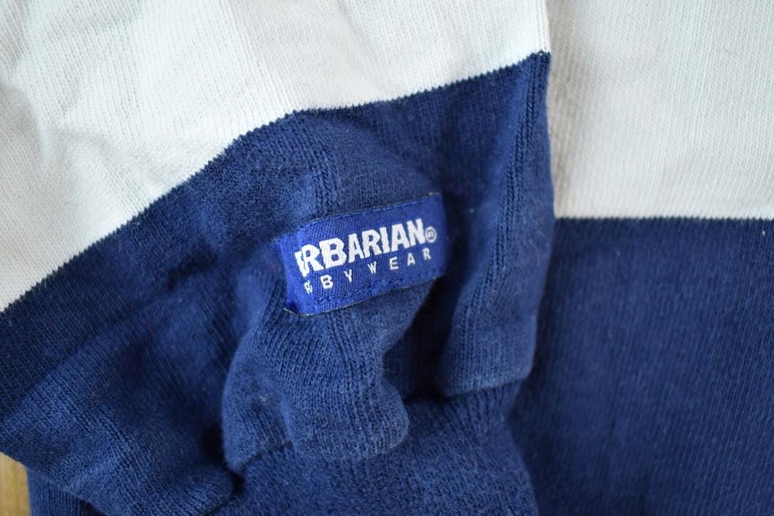 Vintage 1990s Barbarian UA Rugby Button Up Shirt