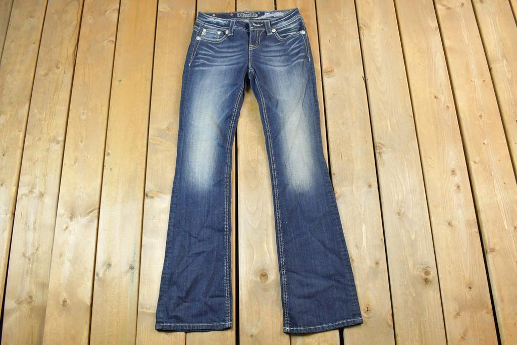 Vintage Y2K Miss Me Bedazzled Low Rise Jeans Size 26x31