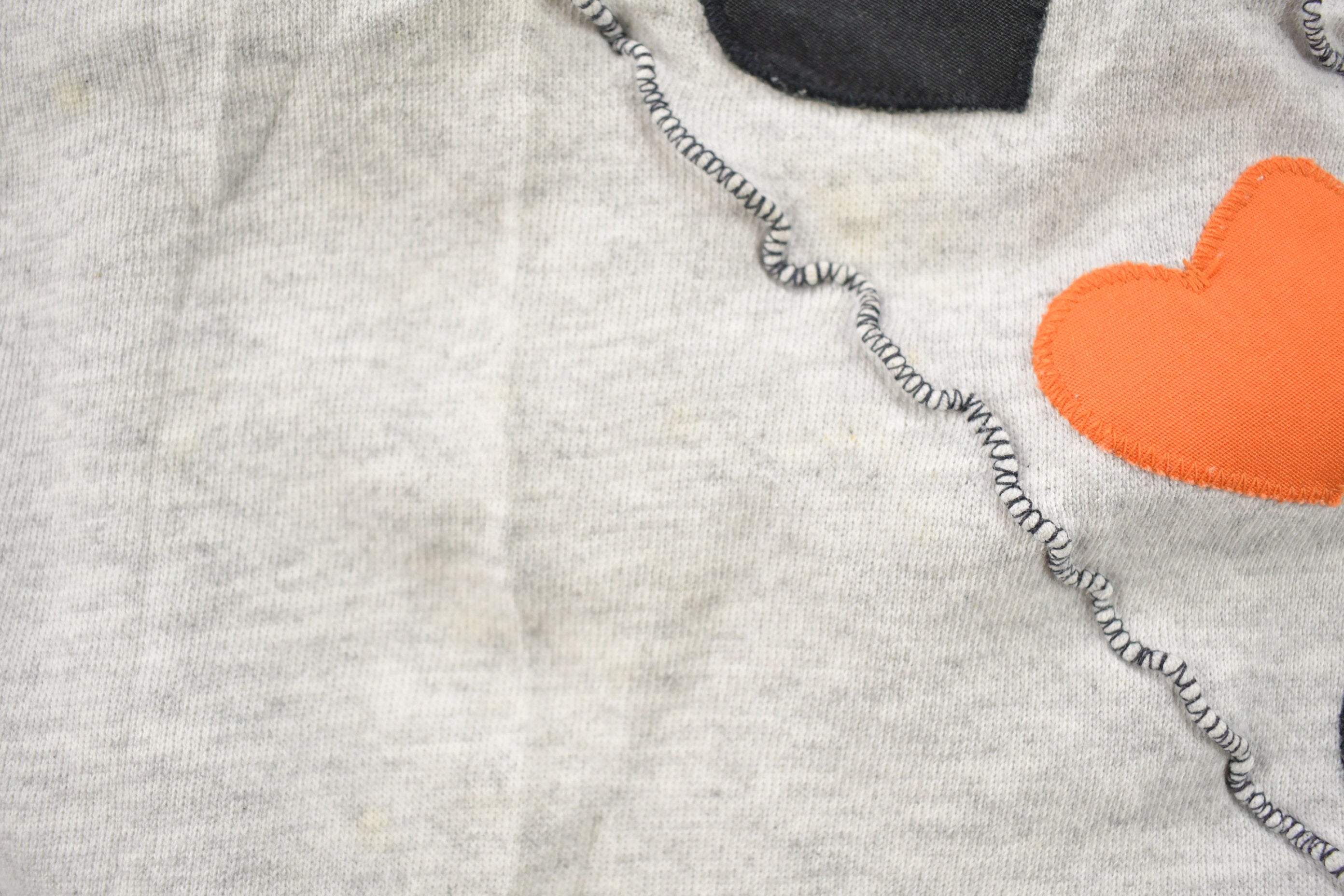 Vintage 1990s Hearts Crewneck Sweater