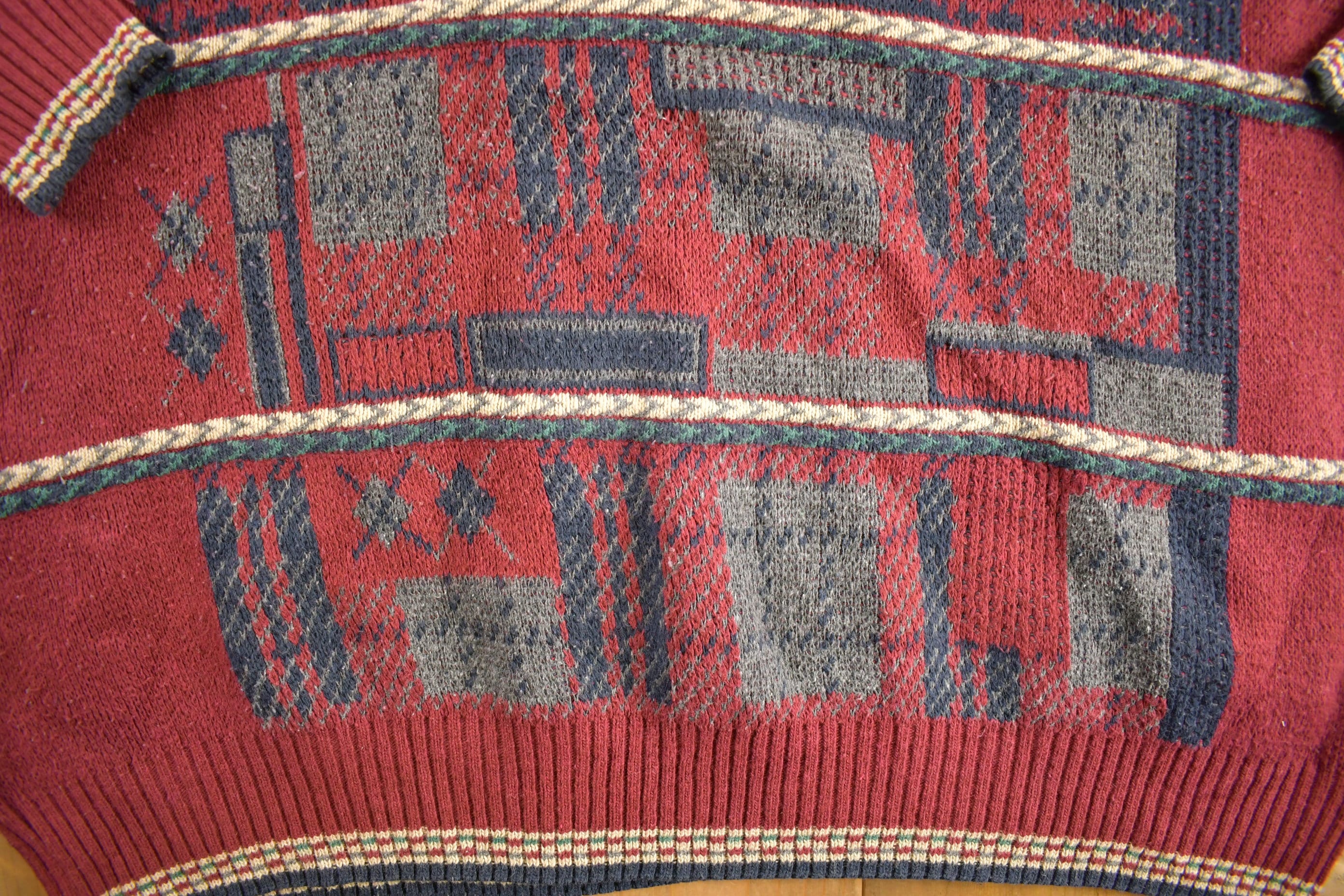 Vintage 1990s Cotton Traders Knit Crewneck Sweater