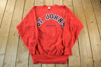 Vintage 1990s St. John's University Champion Reverse Weave Crewneck Sweatshirt