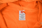 Vintage 1990s Blank Orange Full Zip Hoodie
