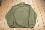 Vintage 1990s Nautica Competition Quarter Zip Fleece Sweater