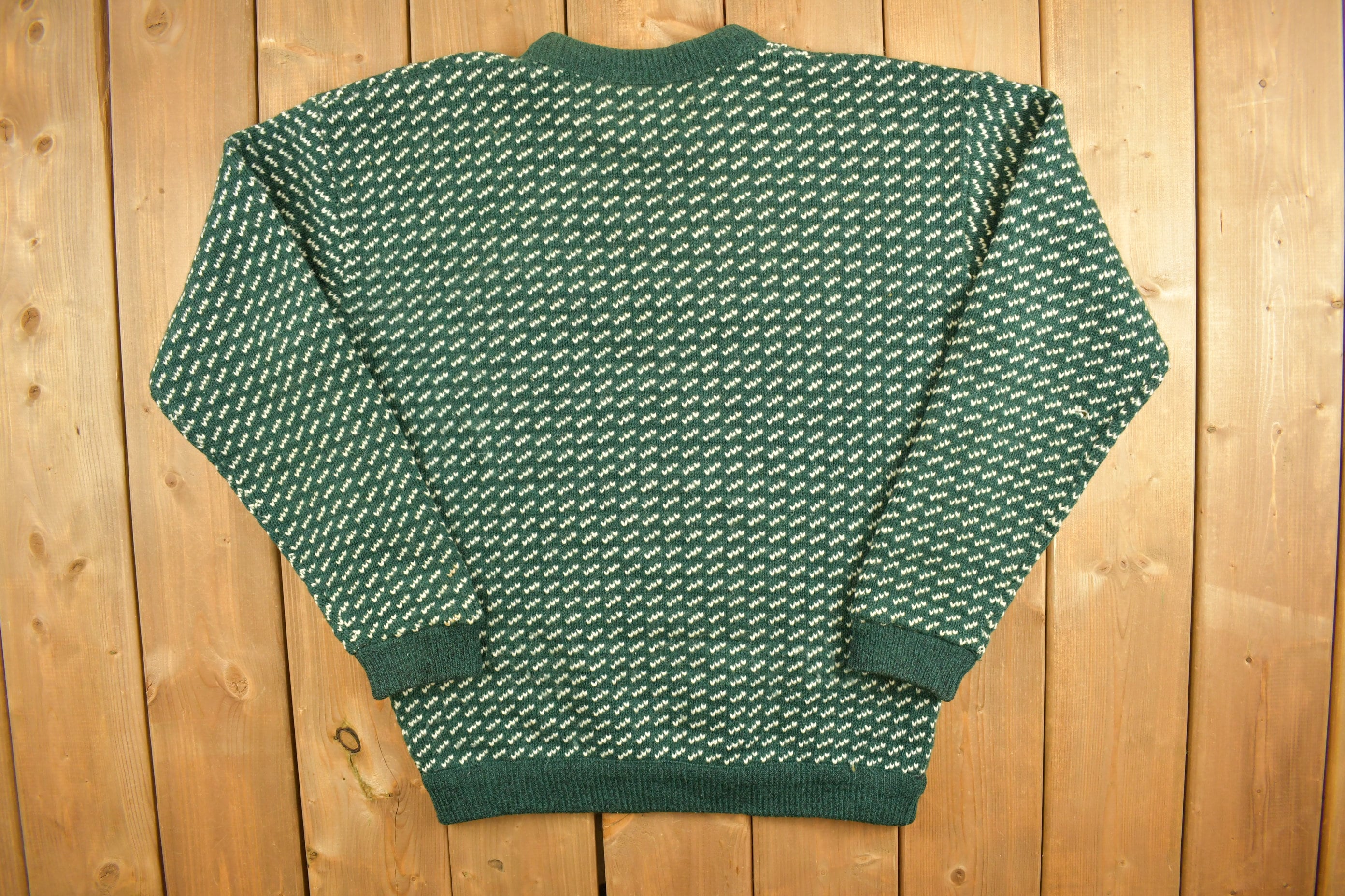 Vintage 1990s Roots Knit Crewneck Sweater