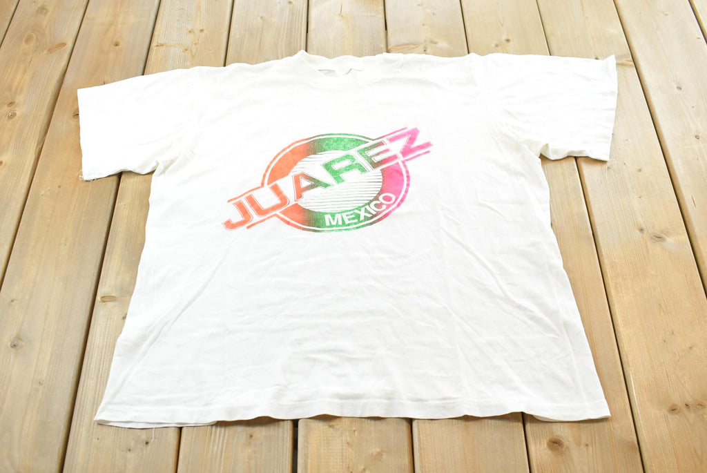 Vintage 1990s Juarez Mexico Souvenir Travel T-Shirt Mens 2XS / Travel Destination Tee / 90s Shirt / Streetwear