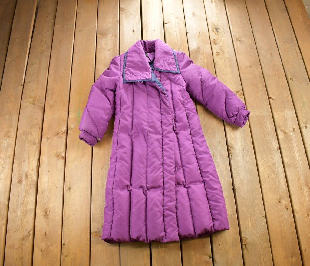 Vintage 1980s Gallery Purple Women's Puffer Jacket