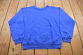 Vintage 1990s Blank Blue Crewneck Sweatshirt
