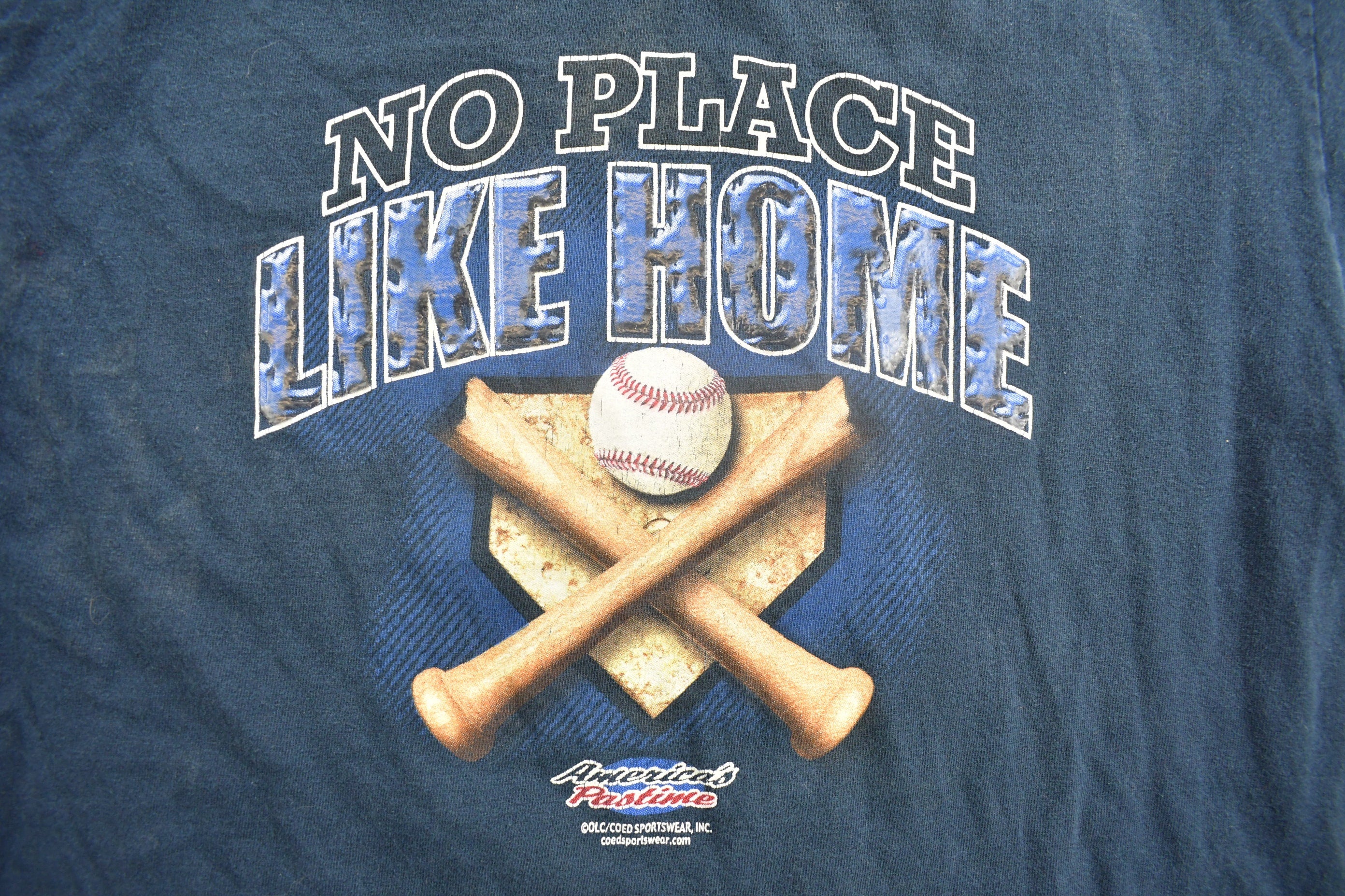 Vintage 1990s MLB "No Place Like Home" Graphic T-Shirt