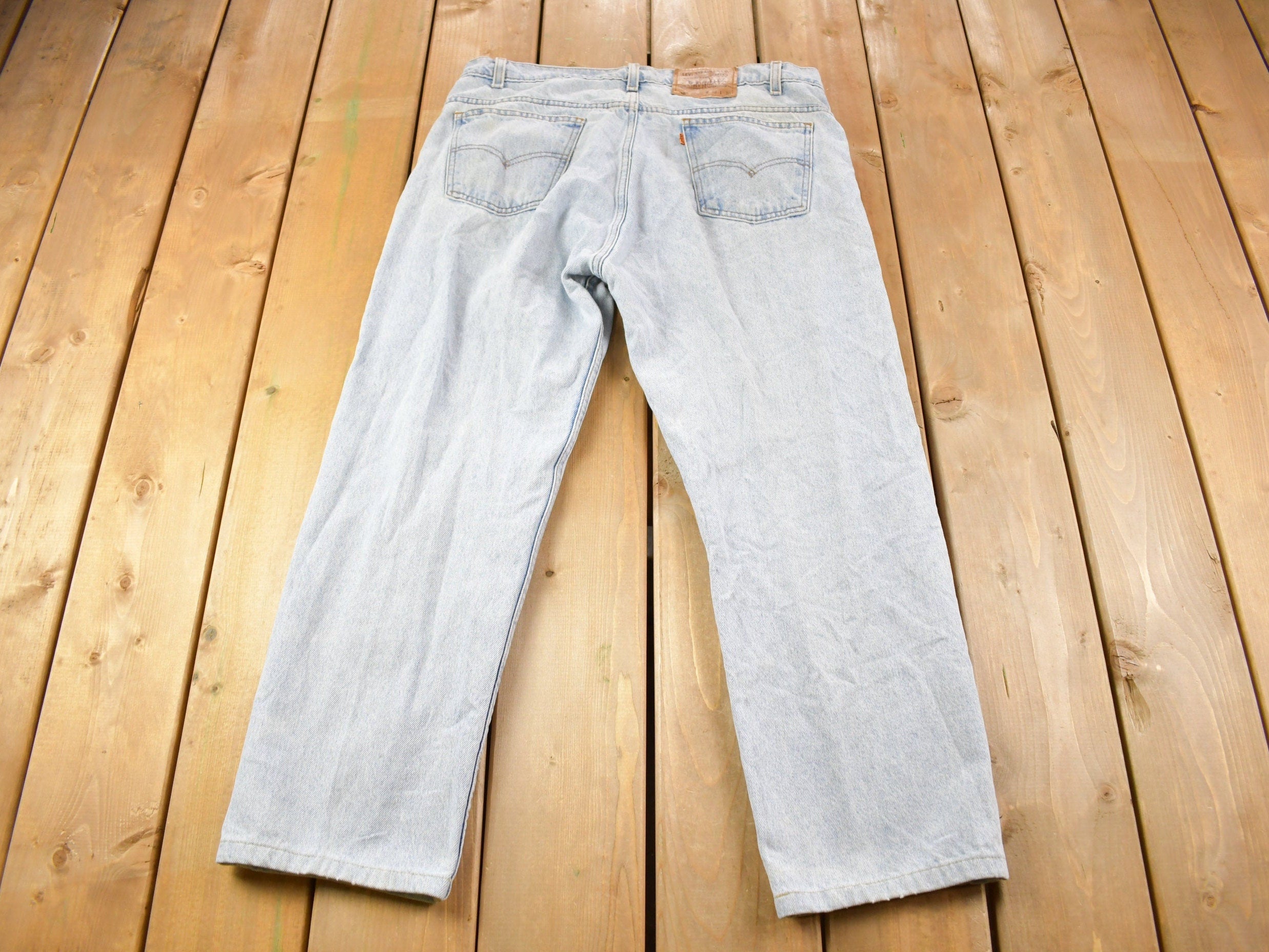 Vintage 1990s Levi's 505 Light Wash Jeans Size 36 x 26