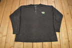 Vintage 1990s Green Bay Packers NFL Long Sleeve Henley T-Shirt